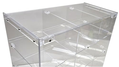 Commercial Retail Display for Mini Sampler 50ml Liquor Shot Airplane Bottles (Assembly Needed) Nips Rack Also Any Other Point of Sale Items 12 Section - color: no dividers