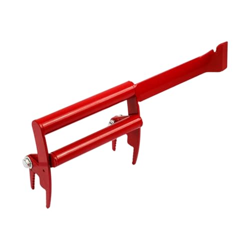 Durability Stainless Steel Bees Hives Tool with Scraper and Colored Handle for Easy Identification and - color: Red