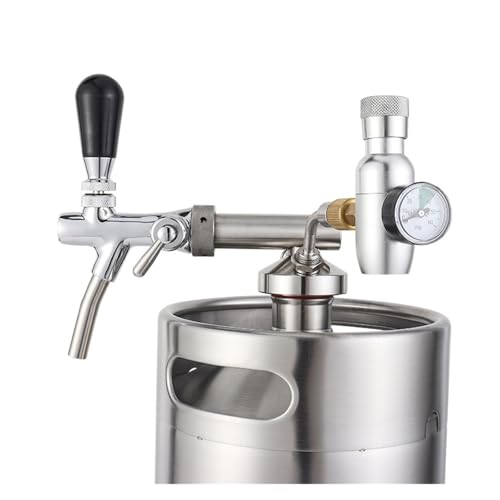Home Brewing Mini Keg Dispenser GrowlerTap Spear Stainless Steel Beer Spear for 2L/3.6L/4L Mini Keg Bar Tools Easy to Install Brewing Accessories(Spear) - color: Spear