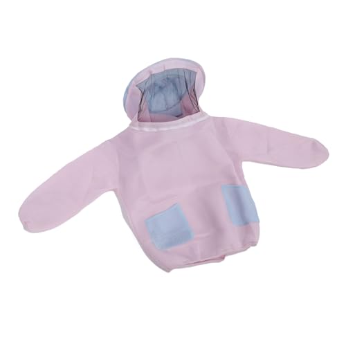 FILFEEL Breathable Mesh Cotton Beekeeping Jacket with Ventilated Veil Lightweight Womens Bee Suit Secure Cuffed Sleeves Tailored Fit 442g
