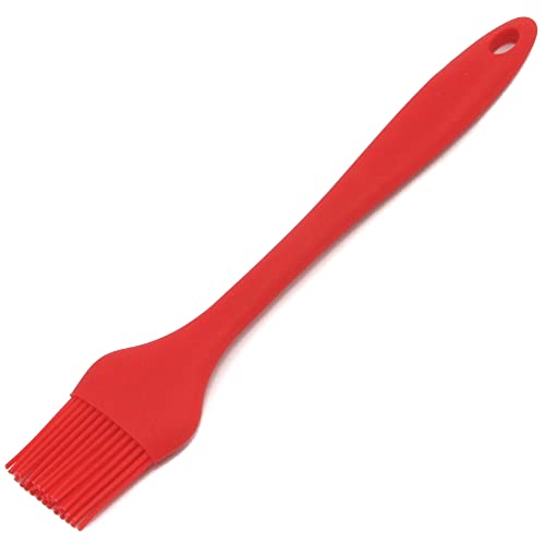 Chef Craft Premium Silicone Basting Brush, 10.25 inch, Red - color: Red