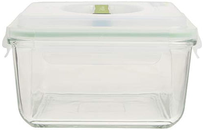 Glasslock 11.4-Cup Rectangle Handy Container,White - size: 11.4-Cup