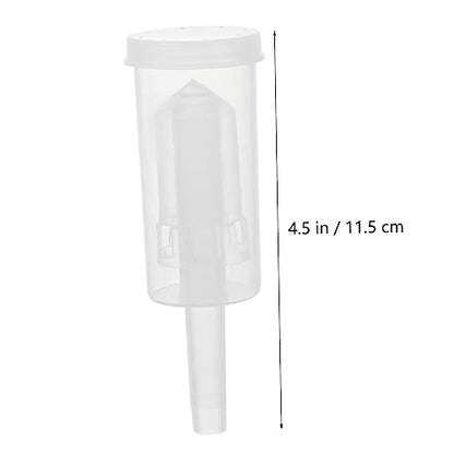 2pcs Plastic Check Valves for Wine Fermentation Three-piece Design Easy to Clean Safe and Sanitary for Home Brewing and Wine Preservation