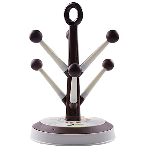 ULTECHNOVO Plastic Coffee Cups Bottle Drying Rack Coffee Mug Cup Holder Tree Countertop Countertop Removable Mug Stand Bottle Dryer Holder for s Teats s Plastic