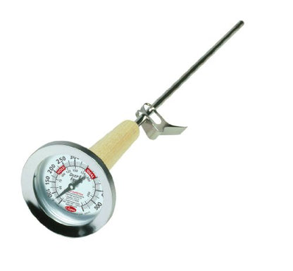 Cooper-Atkins Stainless Steel Bi-Metals Kettle Deep-Fry Thermometer, 50 to 550 degrees F Temperature Range