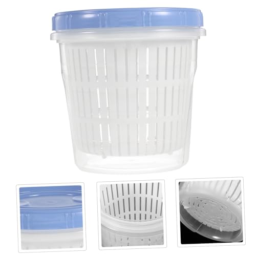 Pickle Jar With Strainer: Plastic Pickle Container Leakproof Pickled Food Storage Container Juice Separator Jar For Olive Onions