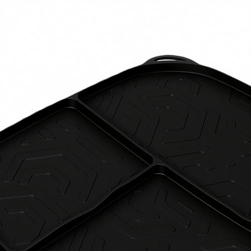 Reusable Silicone Air Fryer Liner 16.5x9 Inch Non Stick Heat Counter Mat for, Oil Draining Pad for Kitchen Countertops and Appliances