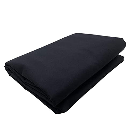 AK TRADING CO. Muslin Fabric/Textile - Draping Fabric - Black 1 Yard Medium Weight - 100% Cotton (60in. Wide) - color: Black, size: 1 Yard