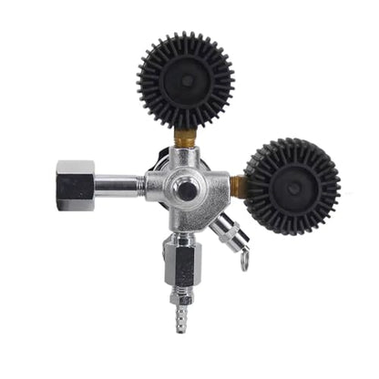 1pcs Dual Gauge CO2 Regulator for Homebrew Kegging - Draft Beer Kegerators with Pressure Relief Valve(CGA320) - size: CGA320