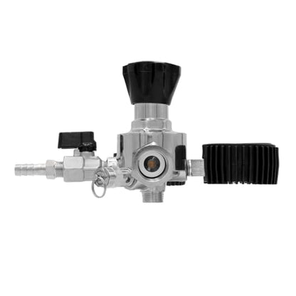 Kegco Elite Series Dual Gauge CO2 Draft Beer Regulator, 2 Product, Chrome