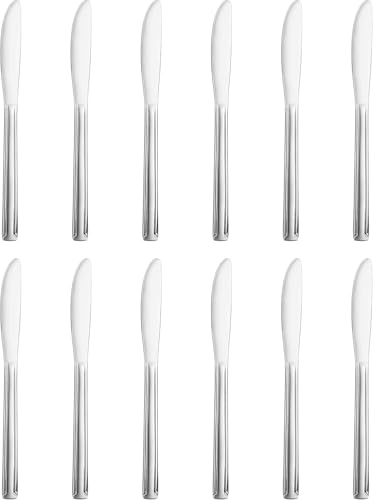 New Star Foodservice Dominion Pattern 18/0 Stainless Steel Dinner Knife, 8.2-Inch, Set of 12, Commercial Grade - size: Dominion Pattern - Dinner Knife (12-Piece)