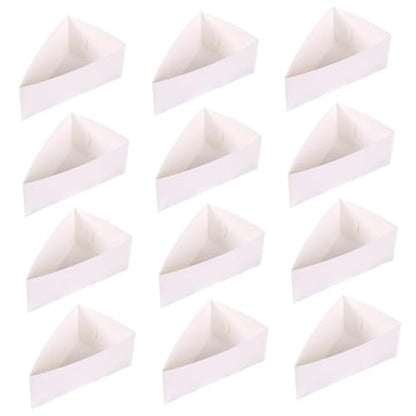 STOBAZA Dessert Storage Boxes 20 Pack Paper Cake Boxes Nonslip Base Ideal for Cheese Cake