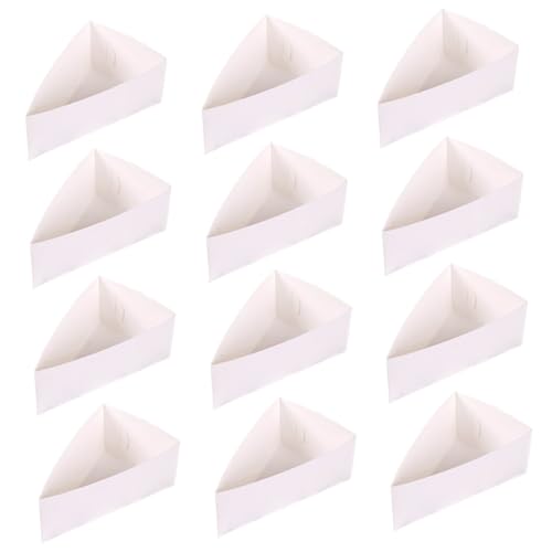 STOBAZA Dessert Storage Boxes 20 Pack Paper Cake Boxes Nonslip Base Ideal for Cheese Cake