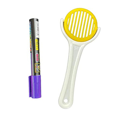 Hand Held Beekeeping Bee Queen Cage Catcher W/Marking Pen Accessories Tool