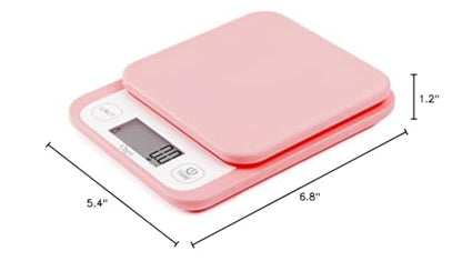 Ozeri Garden and Kitchen Scale II, with 0.1 g (0.005 oz) 420® Variable Graduation Technology® - color: Crystal Rose