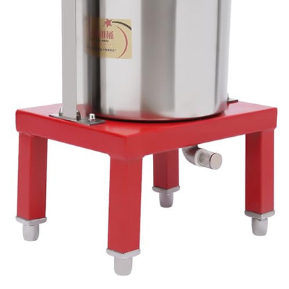 13.25L Manual Fruit and Honey Press, Stainless Steel Manual Beeswax Extractor Large Fruit Honey Presser for Beekeeping Wine Juice