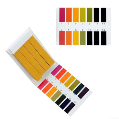 pH Test Strips 1-14 Wide Range Litmus Paper for Body Fluids Soil - 80 Pack Fast Accuracy Testing Kit for Pool Spa Wine Fermentation(80pcs)