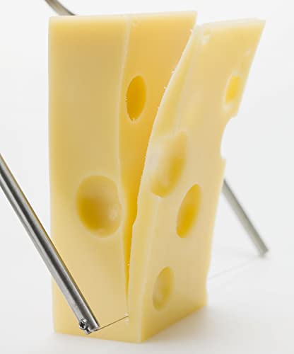 Cheese Slicer & Cheese Cutter Stainless Steel Cheese Slicers with Wire | Cheese Cutter Wire & Butter Slicer - color: 1 Pcs