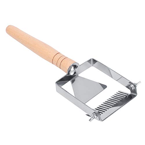 Stainless Steel Adjustable Beehive Scraper, Beekeeping Uncapping Fork Equipment for Efficient Honey Collections