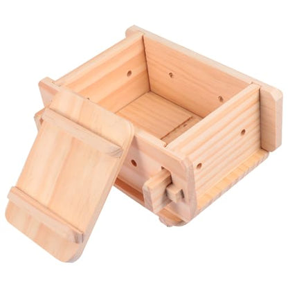 DOITOOL Tofu Presser Tofu Maker Mold Wooden Mold Maker Kit DIY Making Tool Press Mould Hand Tools Homemade