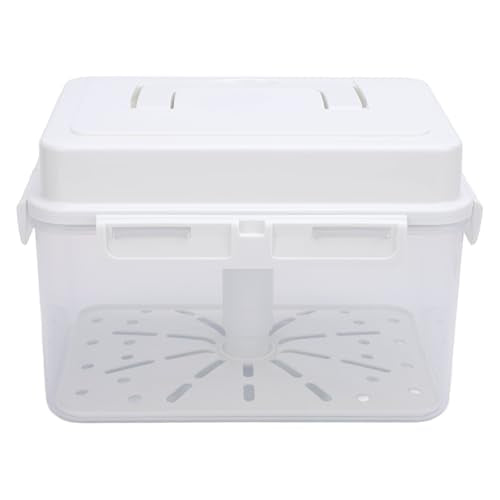Focket Kimchi Pickle Container, Leakproof Fermentation Storage Container with Press Plate for Sauerkraut and Pickle (5L) - size: 5L, style: 5L US
