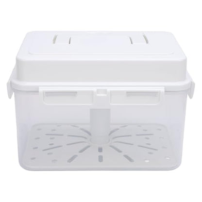 Focket Kimchi Pickle Container, Leakproof Fermentation Storage Container with Press Plate for Sauerkraut and Pickle (5L) - size: 5L, style: 5L US