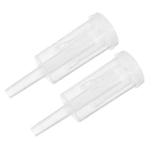 2Pcs Plastic Valves for Wine Three Piece Check Valves Lightweight and Easy to Use for Home Brewing and Wine Beer Preservation