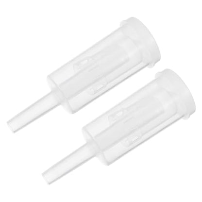2Pcs Plastic Valves for Wine Three Piece Check Valves Lightweight and Easy to Use for Home Brewing and Wine Beer Preservation