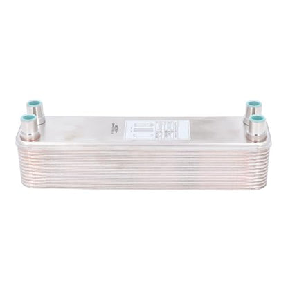 Plate Heat Exchanger Stainless Steel Brazed 4.5MPa for Wort Chiller and Water Cooling - Durable Copper Brazing, Compact Design, Ideal for Beer and Laboratory Use