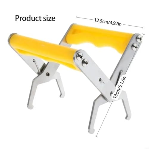 Bee Hive Frame Grip Beekeeping Frame Lifting Tool Stainless Steel Construction and Nonslip Plastic Handle for Beekeepers and Hobbyists Y5GB for Beekeeeper