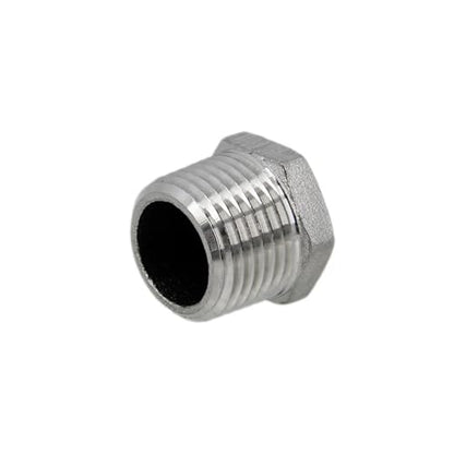 Wine Making- Home Brewing Kettle Retrofit Part Weld 1/2" NPT Coupler 304 Stainless Steel Homebrew DIY Brewing Kettle Wine Accessories(Plug)