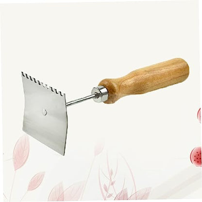 BESPORTBLE 2pcs Queen Hive Shovel Beekeeper Hive Cleaner Handle Heavy-Duty Scraper Tool for Efficient Beekeeping