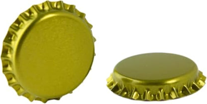 Beer Bottle Crown Caps - (Gold)