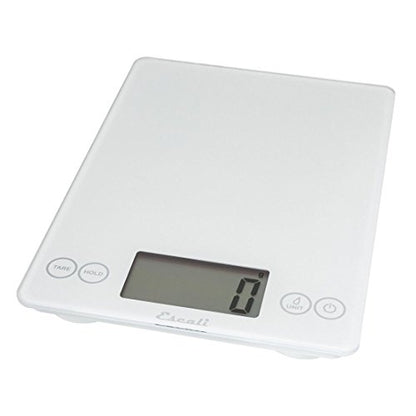 Escali Arti Digital Food Scale, Multi-Functional Kitchen Appliance, Precise Weight Measuring and Portion Control, Baking and Cooking Made Simple, Tempered Glass, Frost White - color: Frost White