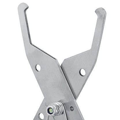 Pilipane Stainless Steel Beekeeping Frame Holder Lifter Capture Grip Tool Durable Anti y Bee Frame Clamp Remover for Honey Extraction Hive Management Silver 13 x 7.5 x 11.7cm