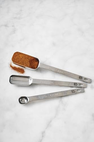 King Arthur Baking Company Spare Measuring Spoons, 18/8 Stainless Steel, 3-Piece Set, Precision Measures, For Baking And Cooking - style: Stainless Steel, 3-Piece Set