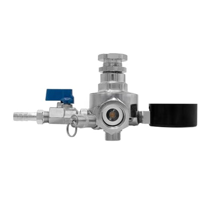 Kegco KC LH-542 Premium Pro Series Dual Gauge Co2 Draft Beer Regulator, Chrome