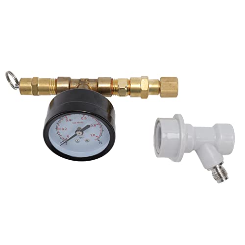 0-15 Psi Portable Keg Regulator Beer Keg Regulator Beer Growler Regulator for Home Brewing & Beer Brewing
