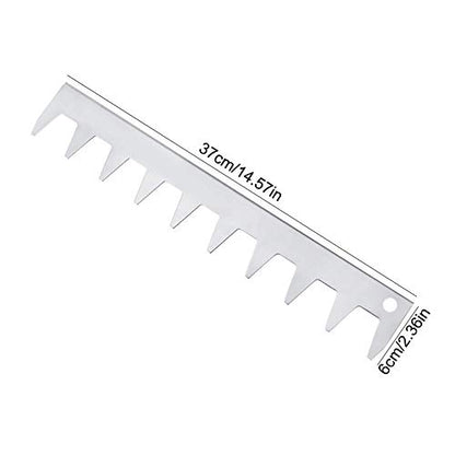 Beehive Strip Spacer, Metal Frame Steel Spacers for Beehive Beehive Frame Strip Bee Frame Spacing Tool for 10 Frame Honey Box