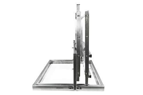 Hive Frames Uncapper with Double 12V Electric Knives Bee Honey Stainless Steel Uncapping Machine