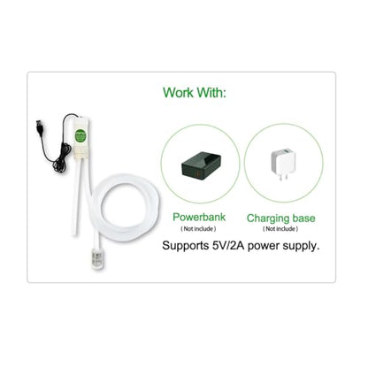 Portable USB Electric Auto siphon Self-Priming Pump for Home brew Wine,Beer and Kombucha, Water Transfer Pump Kit, 2L/Min, Low Noise, with Food-Grade 6.5FT hose