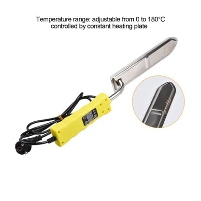 Electric Honey Uncapping Knife, Stainless Steel Heated Honey Scraper Tool with Adjustable Temperature Control & Digital Led Display, for Fast Honey Extraction & Wax Removal