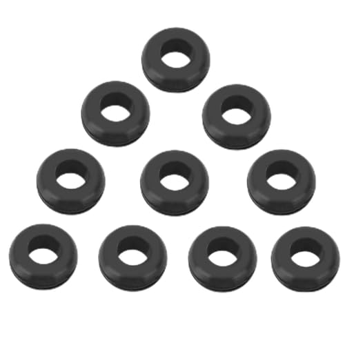 10Pcs Airlock Grommet, Rubber Grommet Kit Beer Brewing Tool Accessories for Homebrew 15L 25L 30L 60L Fermenter