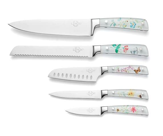 Butterfly Meadow 6-Piece Block Set - style: 6-Piece Knife Set