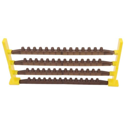 Beekeeping Queen Cell Cup Holder Frame Bar and Mounted Queen Cell Cups 2 pcs Sides and 4 pcs Cell Cup Holder Bars