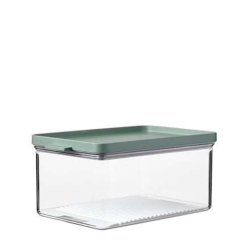 Mepal Nordic Sage Cheese Storage Container - Airtight Fridge Box with Lid - 2000 ml - Rectangular Lidded Box - Modern, Minimalist Style - Ideal for Cheese Organization - size: Käsebox
