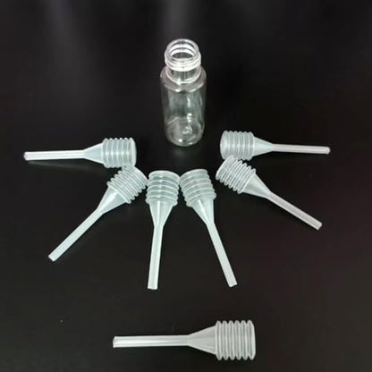 9 PCS Mini Funnels with 3 Droppers, Food Grade Clear Plastic Funnel with Wide Mouth for Essential Oil, Lotion, Perfume, Powder, Granule, 3 Sizes