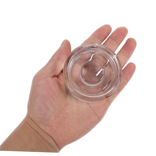 Healifty Wide Mouth Fermentation Glass Weight Heavy Stone for Home Canning 1 Piece for Pickling Vegetables and Fermenting Reusable Compatible Mason Jars