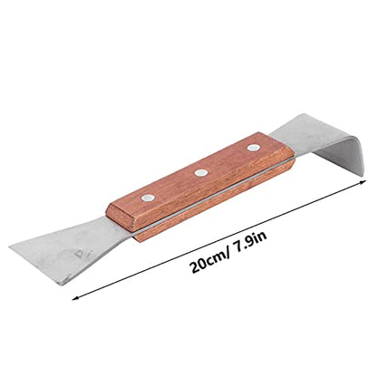 Hives Scraper Tool, Frame Lifter and Scraper Stainless Steel Hives Tool Beekeepers J Hook Beekeeping Equipment for Beekeepers