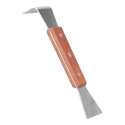 Hives Scraper Tool, Frame Lifter and Scraper Stainless Steel Hives Tool Beekeepers J Hook Beekeeping Equipment for Beekeepers